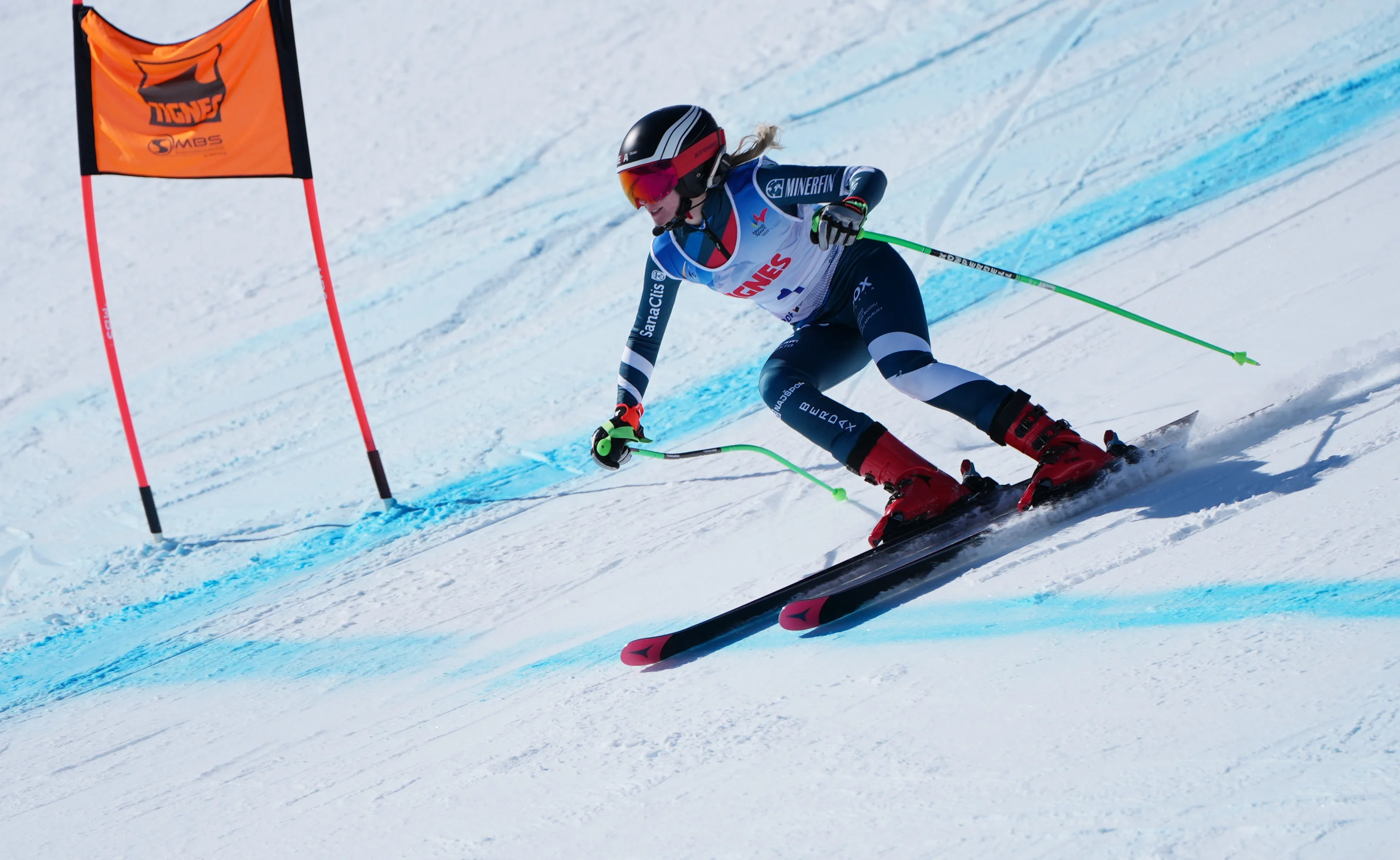 Alexandra Rexová at the FIS Para Alpine World Cup in Tignes. @ FIS / Action Press /