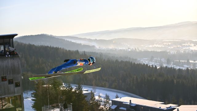 Yuki Ito (JPN) jumps in Lillehammer (NOR) in December 2023 © NordicFocus