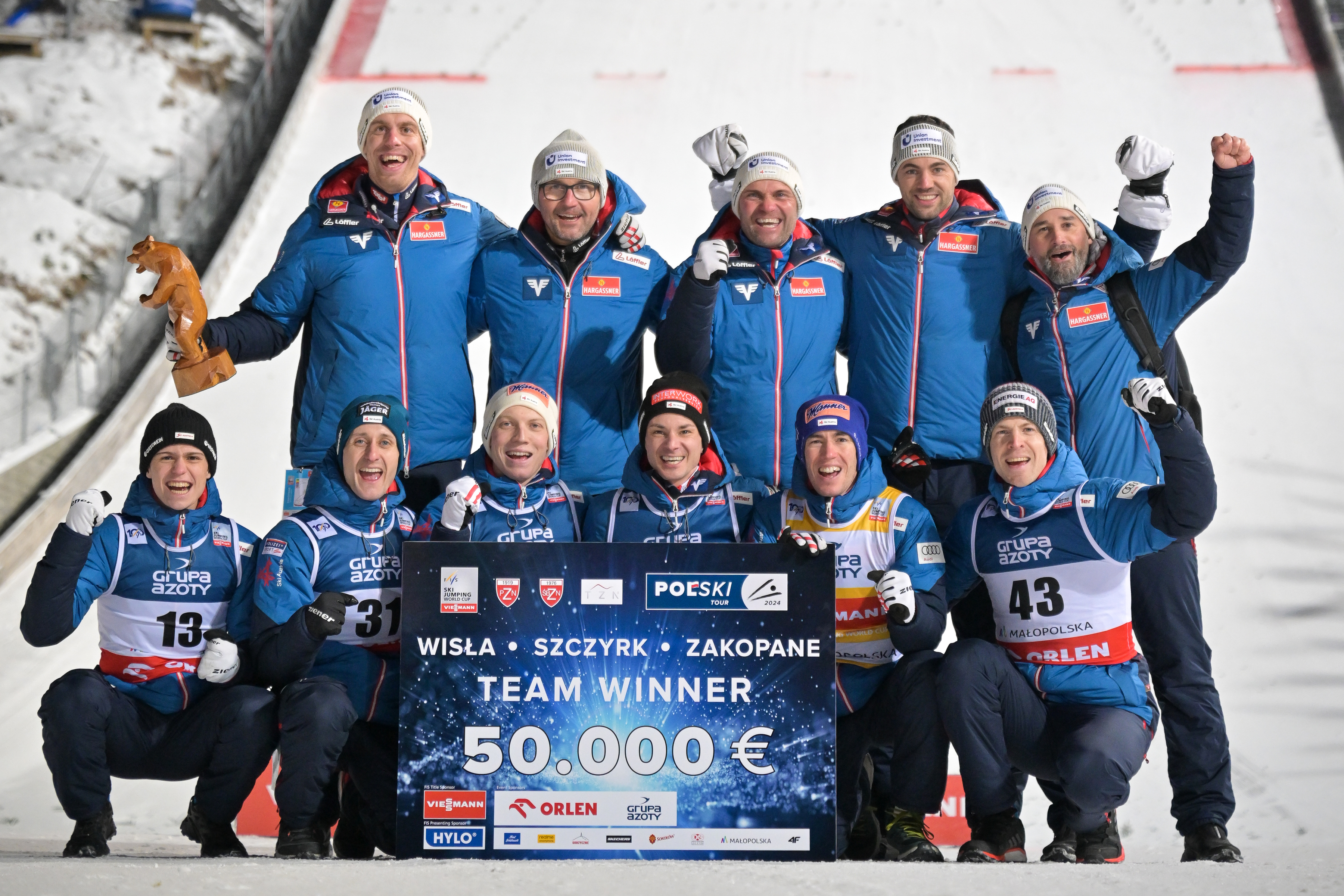 Impressive Austrians claim Men’s World Cup team victory in Zakopane