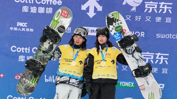 Japanese men dominate Secret Garden Halfpipe, Choi wins World Cup opener