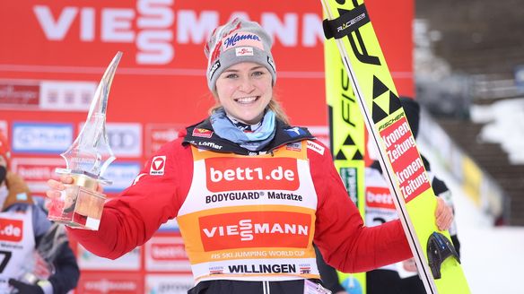 Willingen: Marita Kramer wins after one round