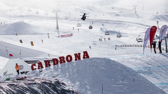 Big air action in Cardrona