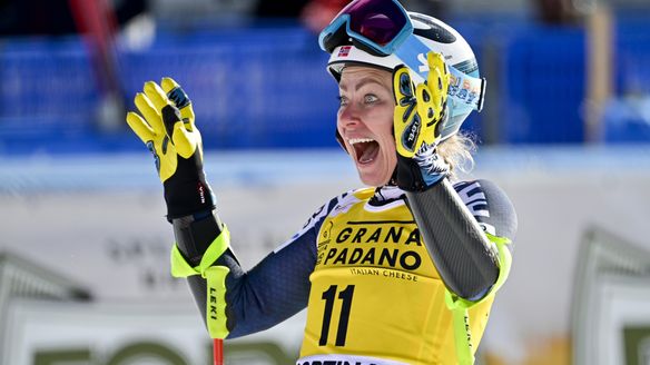 'Genuinely surprised': Mowinckel wins Cortina super-G