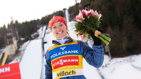 Schmid wins ‘fight’ with Prevc to claim victory in Villach