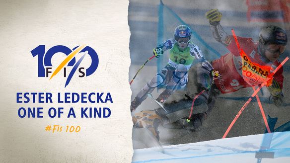 'This is #FIS100': Ester Ledecka - one of a kind
