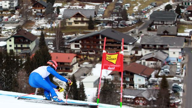 BAD KLEINKIRCHHEIM, AUSTRIA - JANUARY 13: Federica Brignone of Italy in action during the Audi FIS Alpine Ski World Cup Women's Super G on January 13, 2018 in Bad Kleinkirchheim, Austria. (Photo by Christophe Pallot/Agence Zoom)