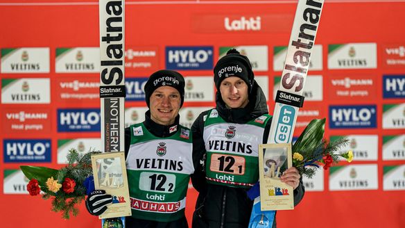 Slovenia completes Lahti ski jumping clean-sweep with Super Team success