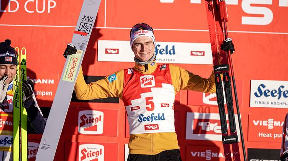 Geiger pips Riiber in sprint finish to claim his first Seefeld ‘Triple’