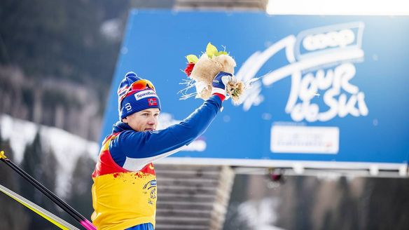 Klæbo wins back Overall Tour de Ski lead