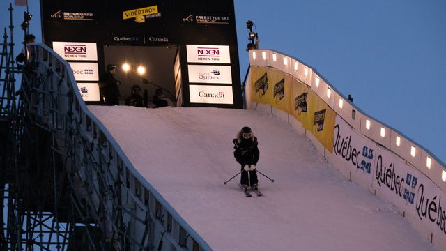 Big air World Cup training in Quebec City. Photo: Mateusz Kielpinski