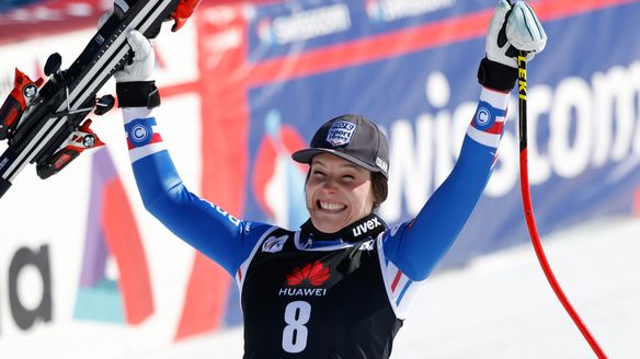 Miradoli completes the masterpiece, Brignone secures the Super G title.