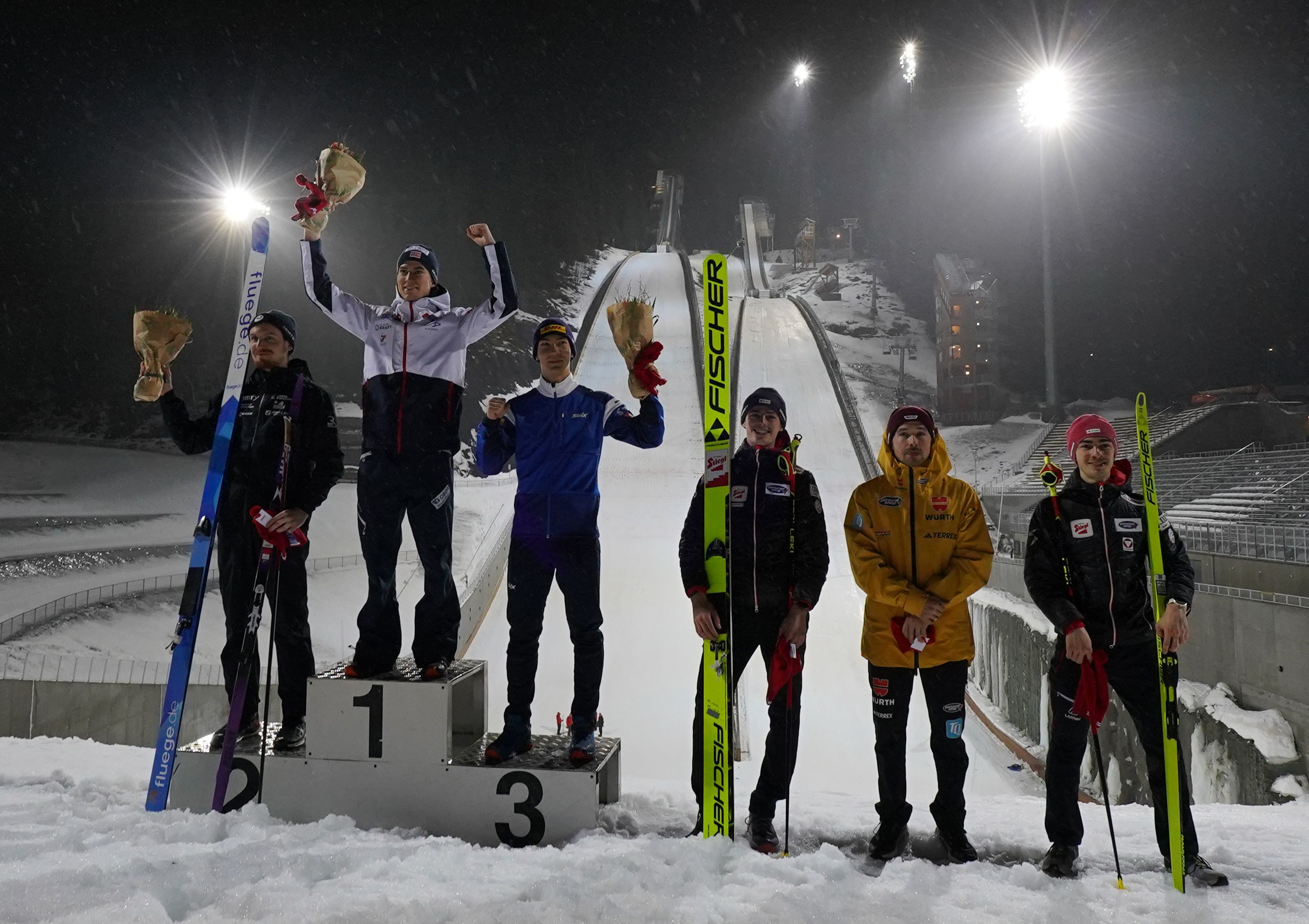 Marius Solvik took the victory in the Super Sprint on Friday (c) Norges Skiforbundet