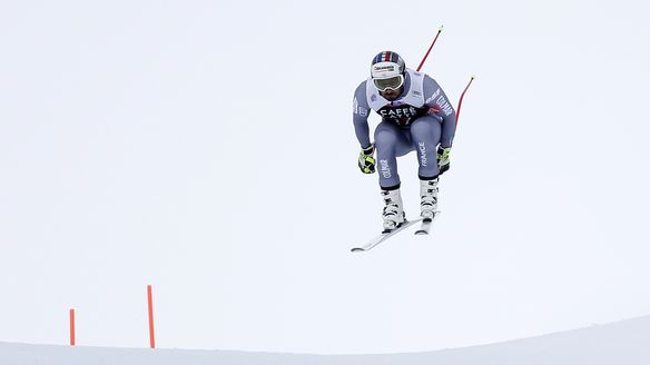 Reichelt and Theaux top the training runs in Wengen
