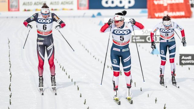 FIS world cup cross-country, pursuit women, Toblach (ITA)