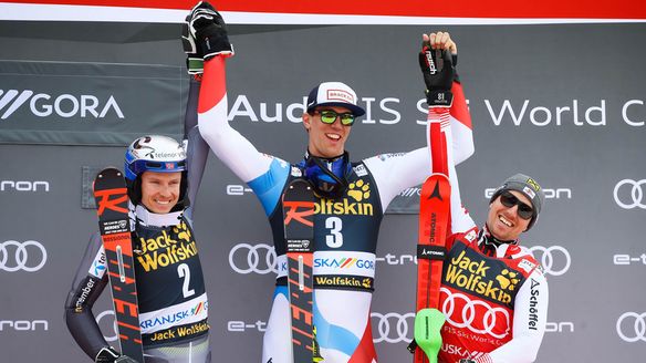 Ramon Zenhaeusern takes his first slalom World Cup victory