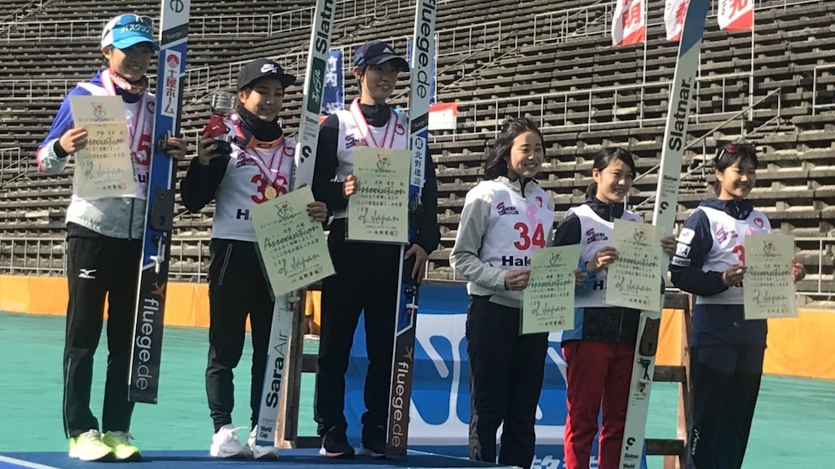 Top 6 normal hill nationals / ladies - @ Hakuba Ski Club