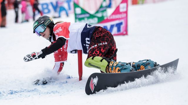 Sabine Schoeffmann in action at the Austrian national championships in Gerlitzen © GEPA