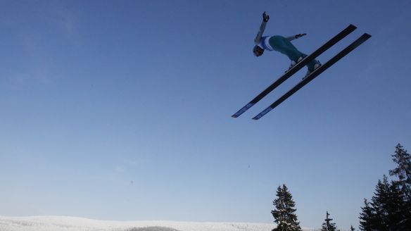 Large Hill dress rehearsal in Klingenthal