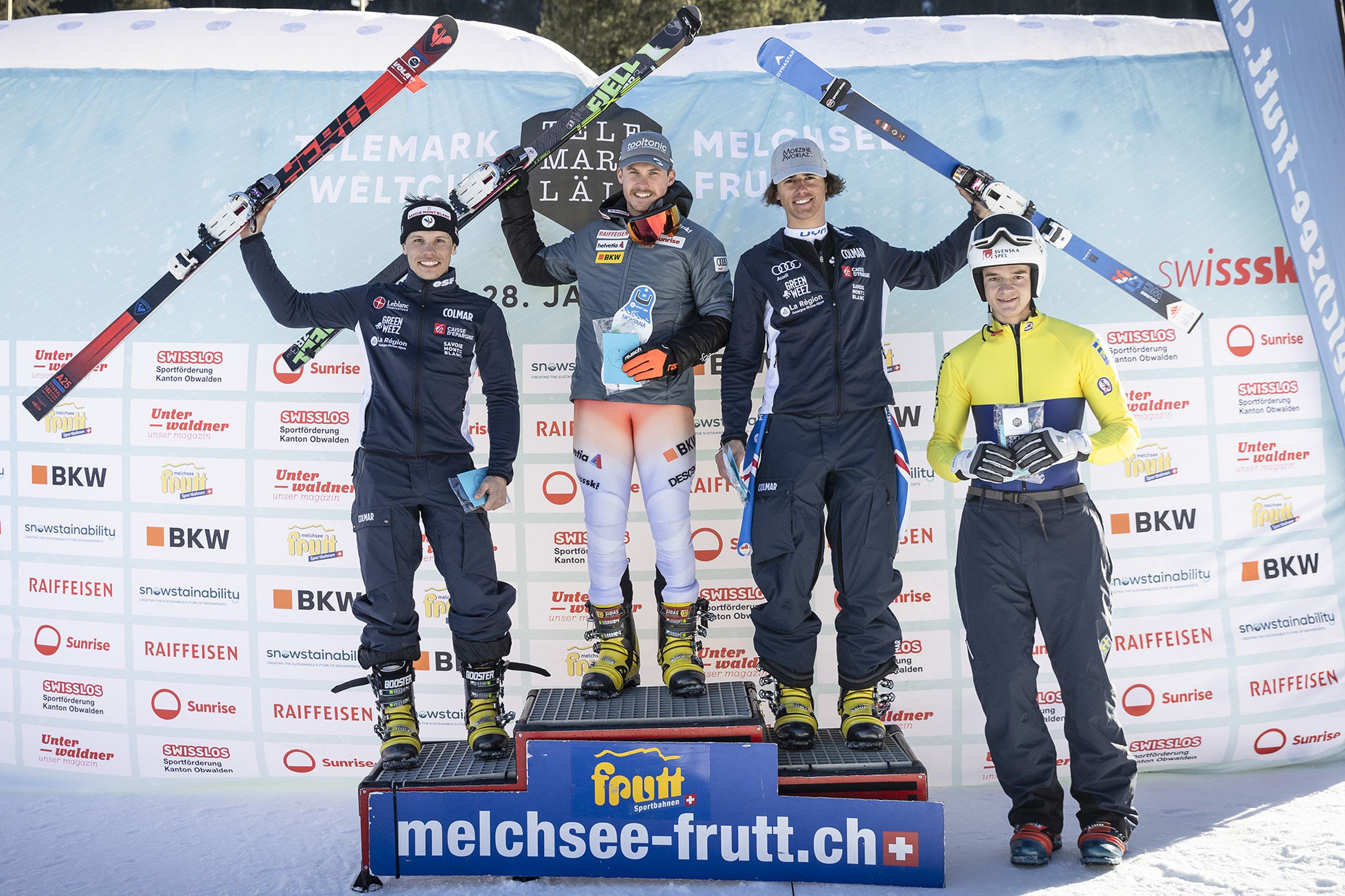 Noé Claye (FRA), Alexi Mosset (SUI), Alexis Page (FRA) and Alvin Noaksson (SWE)