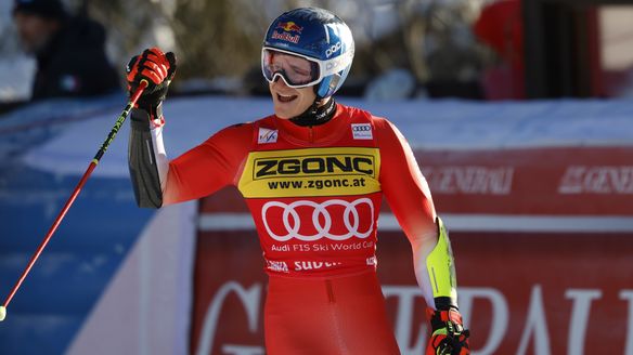 'Probably unbeatable today': Odermatt wins sixth straight giant slalom race