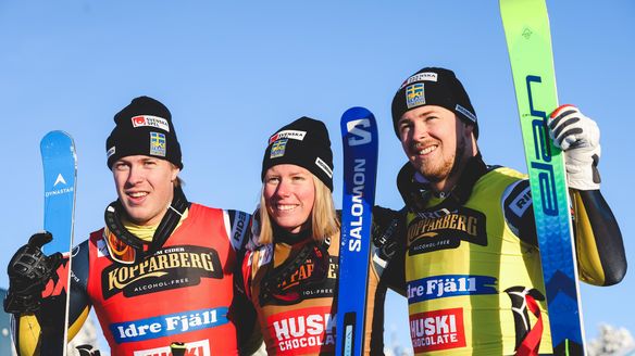 Swedes dominating on home soil in Idre Fjäll (SWE)