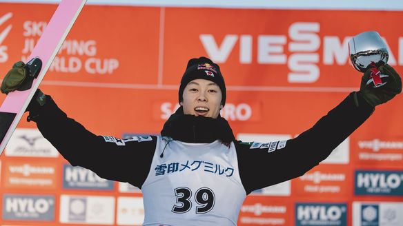 Kobayashi does the double and reigns supreme in Sapporo