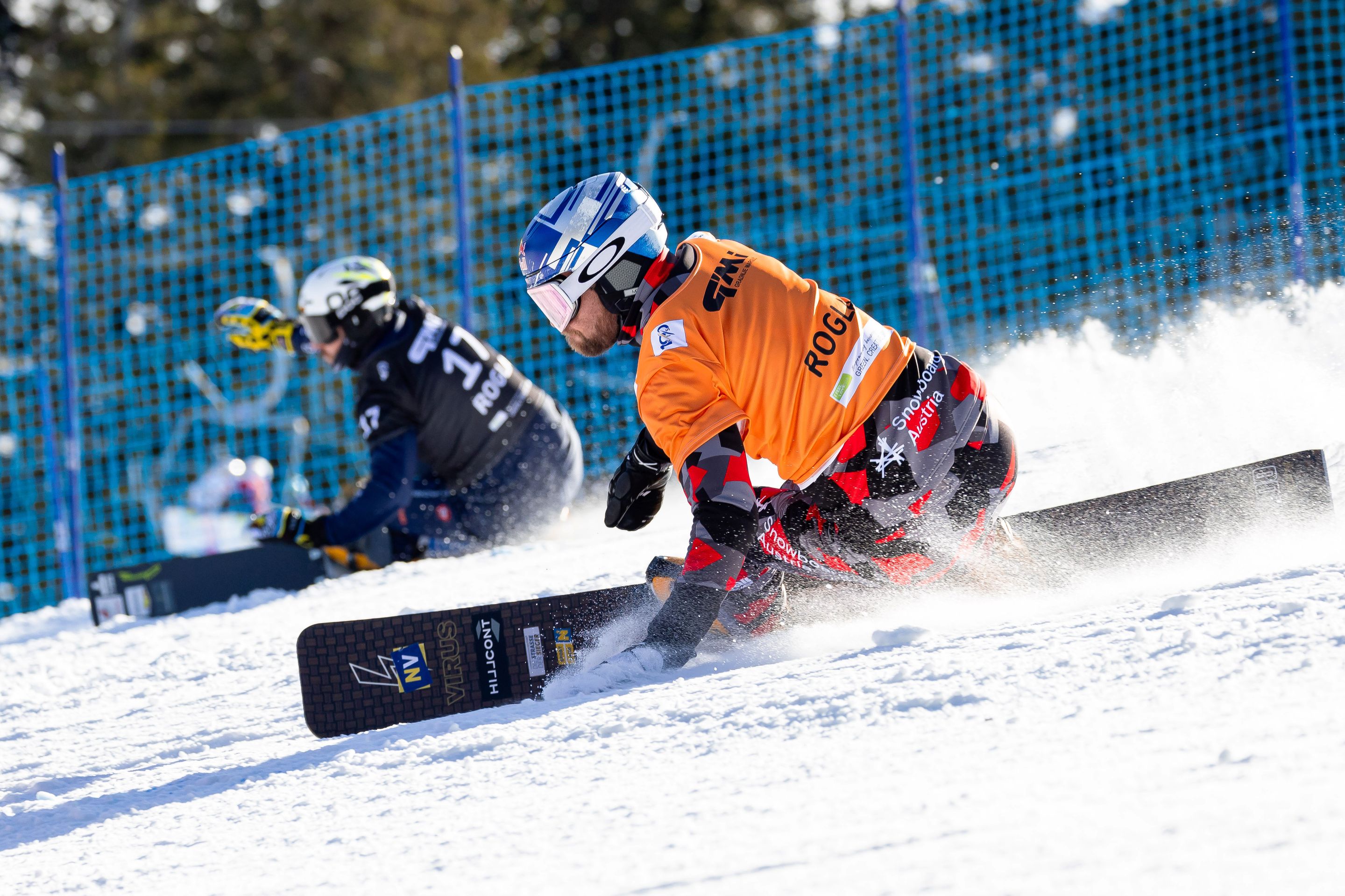 Benjamin Karl (AUT) races to his third PGS victory of the season. © Miha Matavz/FIS