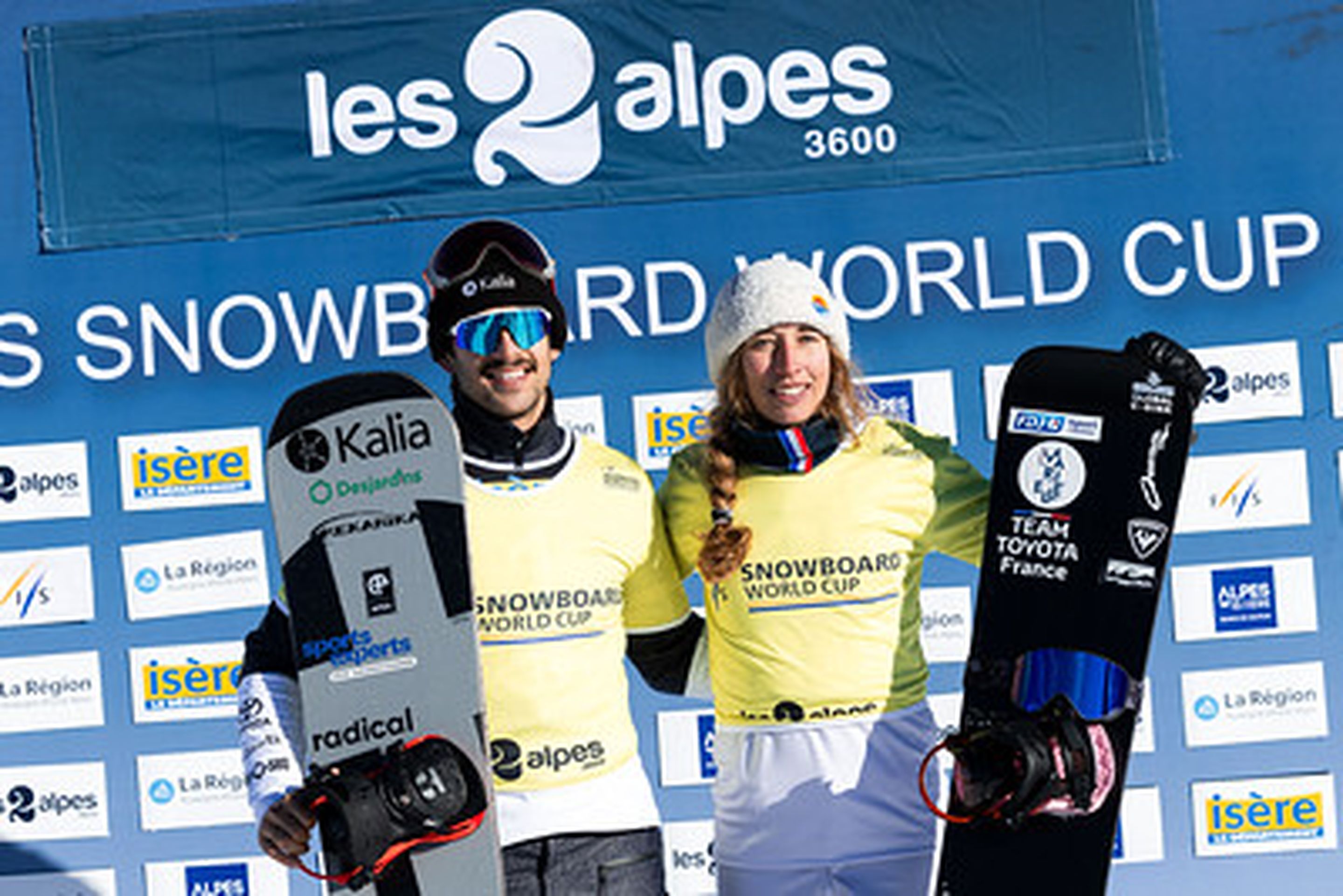 Grondin and Trespeuch, who won season openers in Les Deux Alpes