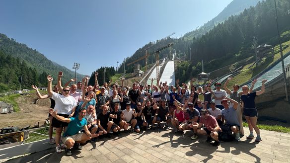 NoCo TD Seminar held alongside Winter Olympic venue inspections in Predazzo