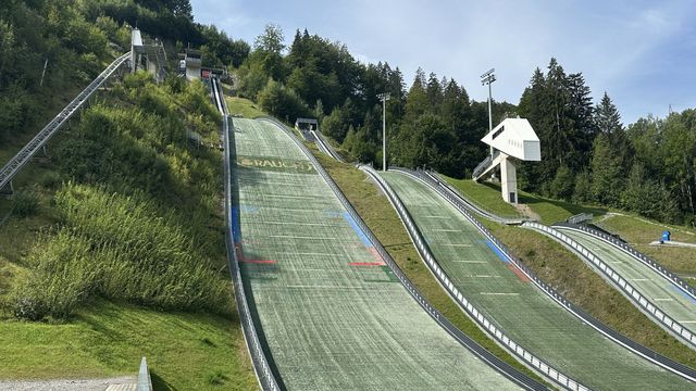 The Montafoner Schanzenzentrum in Tschagguns (AUT)