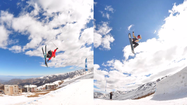 Big air action from El Colorado © Emilio Garcia De la Huerta