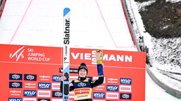 Prevc powers through women’s Flying Hill in Vikersund to win 8th consecutive World Cup