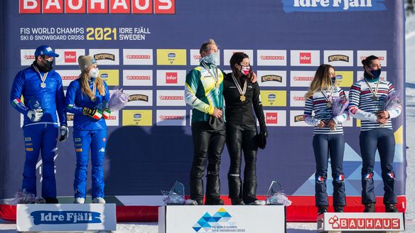 FIS SBX mixed team World Championships Idre Fjäll 2021