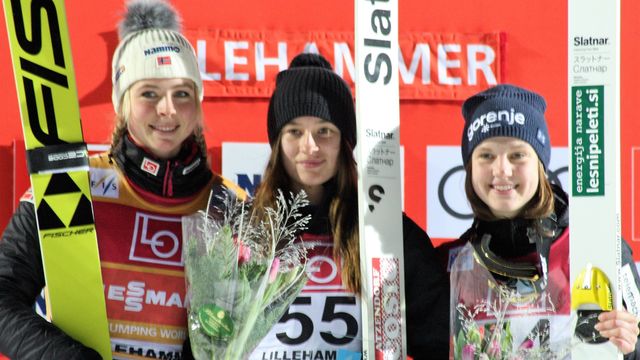 Maren Lundby, Lidiia Iakovleva, Ema Klinec