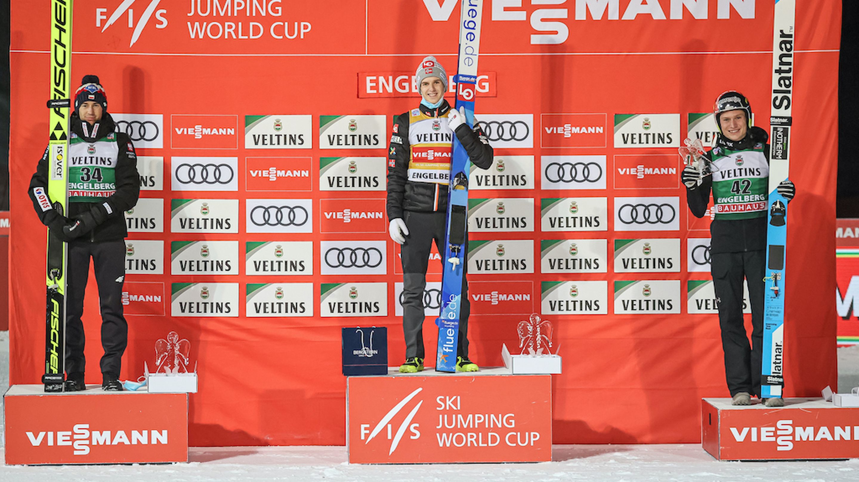 Kamil Stoch, Halvor Egner Granerud, Anze Lanisek