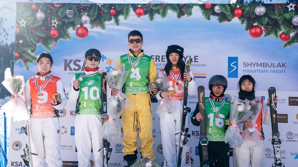 Shen and Raimkulov shine bright to claim gold in Aerials at Junior Worlds in Almaty