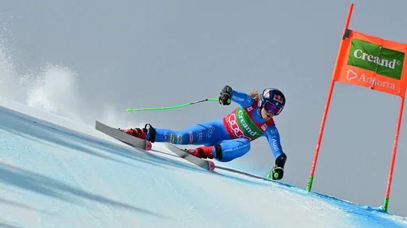  Brilliant Goggia grabs control of Super G Globe while men's Garmisch race cancelled