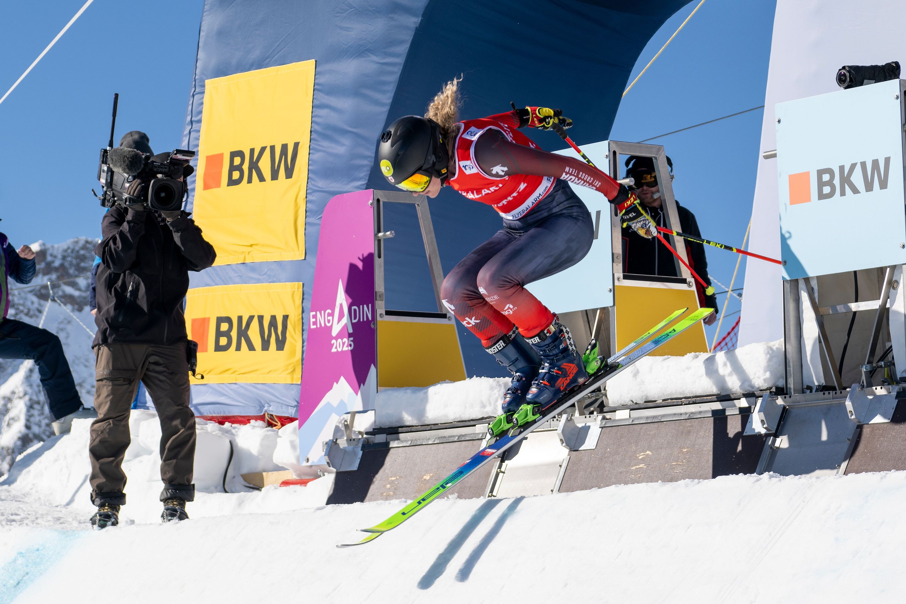 Hannah Schmidt is the women's frontrunner in this season's FIS Ski Cross World Cup (GEPA)