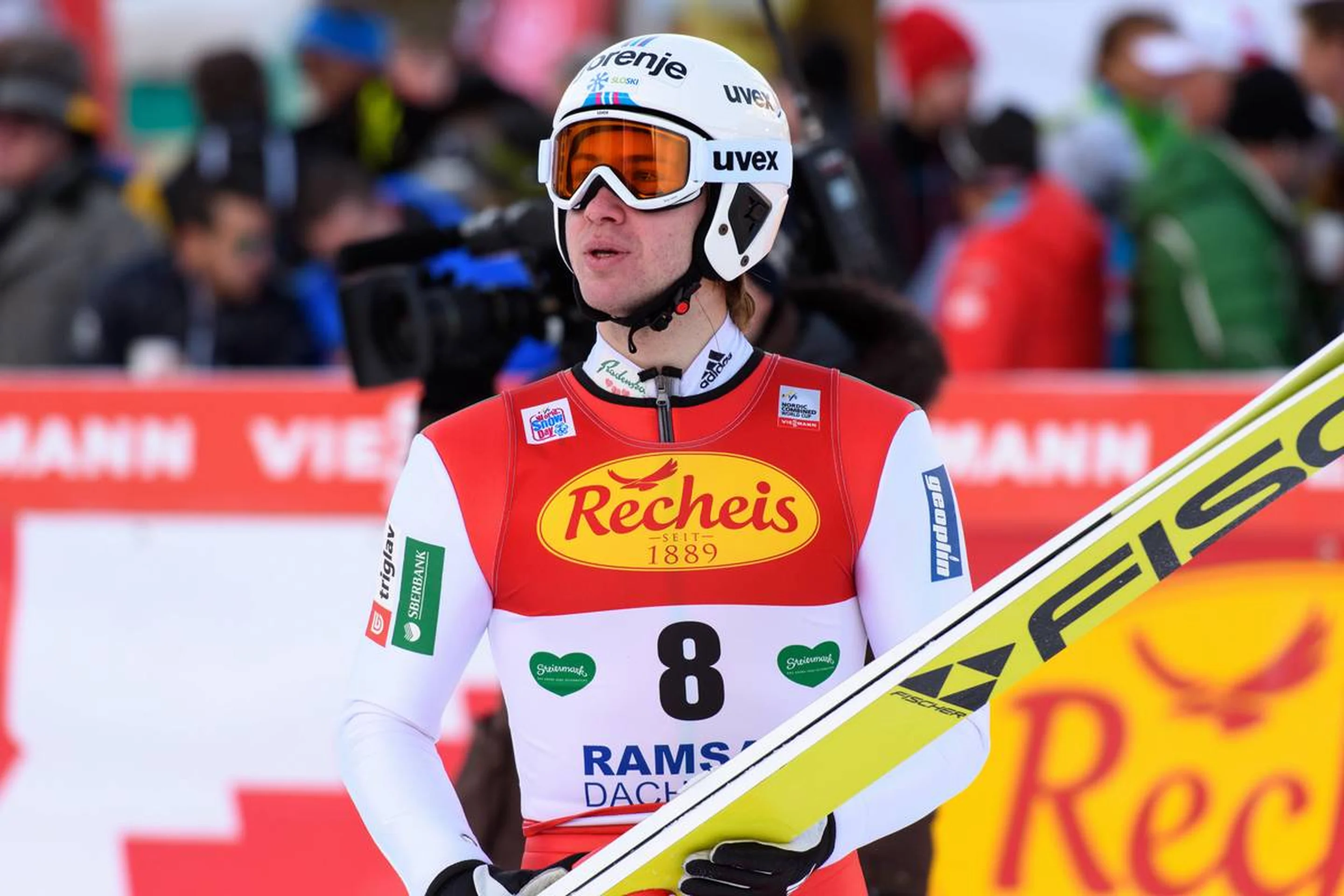 17.12.2016, Ramsau, Austria (AUT):Marjan Jelenko (SLO) - FIS world cup nordic combined, individual gundersen HS96/10km, Ramsau (AUT). www.nordicfocus.com. © Rauschendorfer/NordicFocus. Every downloaded picture is fee-liable.