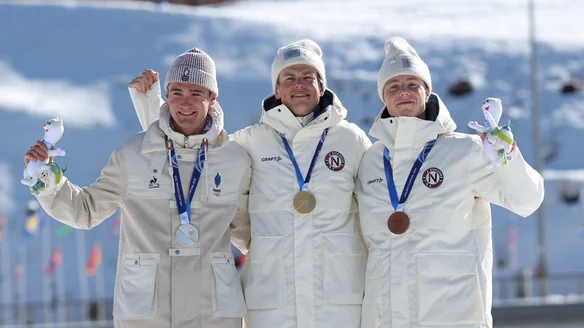 Hedegart unable to stop Klaebo claiming eighth Olympic gold