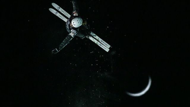 Ashley Caldwell (USA) competing at the Utah 2019 World Championships in Deer Valley (USA)