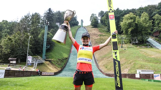 Nika Kriznar winning in Frenstat @skijumping.pl