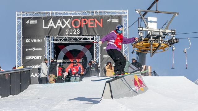 Matej Svancer (AUT) in Laax © Patrick Ruggli/LAAX OPEN