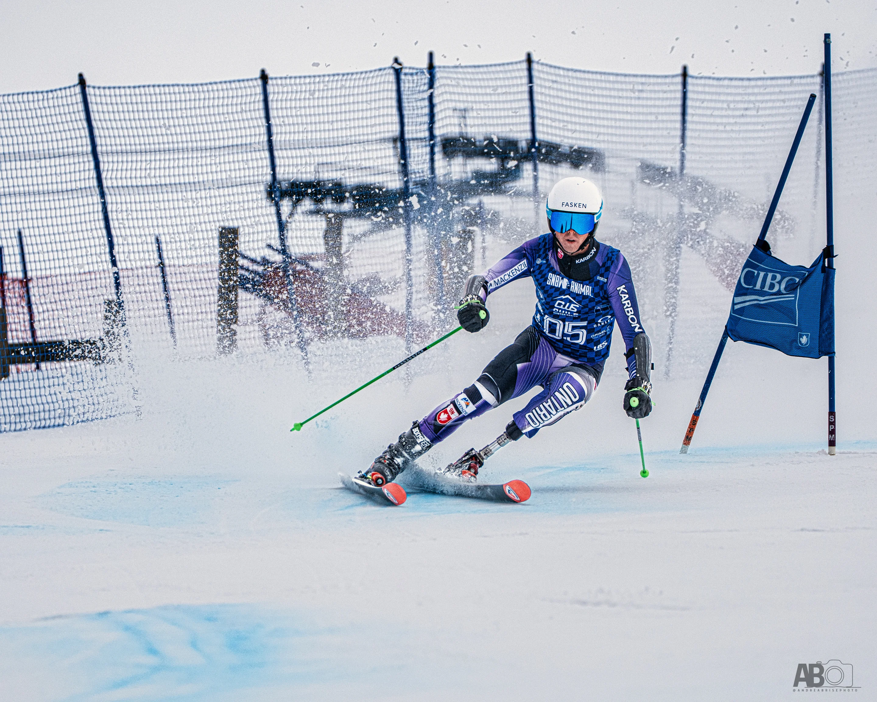 South American Cup Para Alpine Giant Slalom. @ Andrea Briseño via Chile NSA
