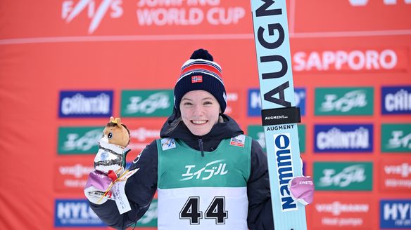 Superb Kvandal jumps to victory on second day in Sapporo 