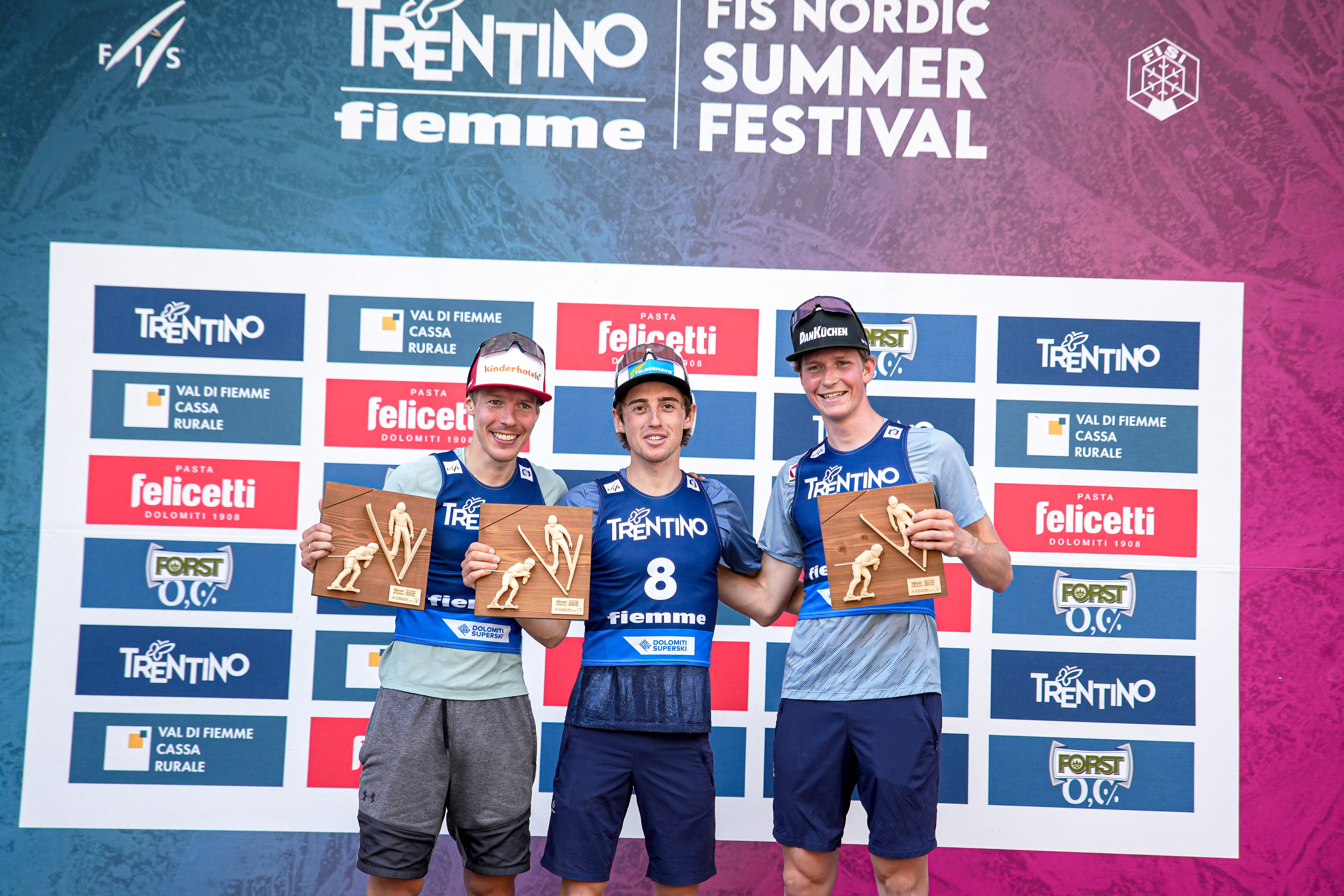 Austria celebrates podium sweep in Val di Fiemme