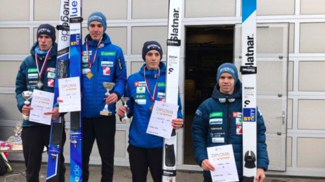 Anze Semenic, Timi Zajc, Bor Pavlovcic, Zak Mogel - © SloSki