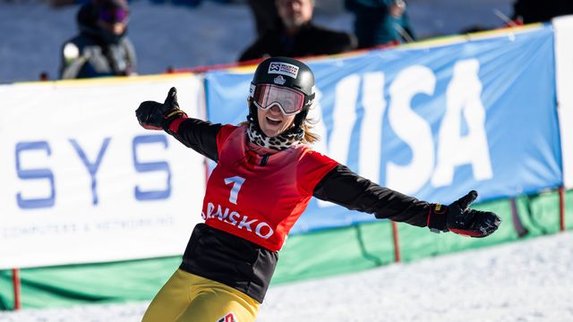 Ramona Theresia Hofmeister (GER) wins her third straight © Miha Matavz/FIS