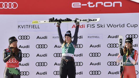 Vickhoff Lie makes history as Shiffrin and Goggia seal season titles