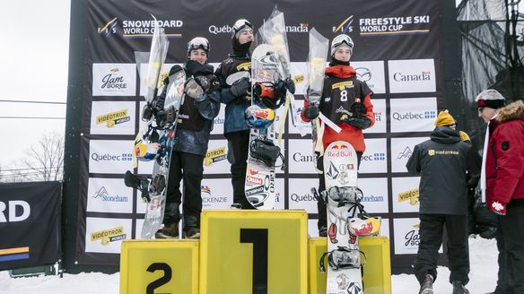 Marino and Toutant shine at slopestyle World Cup Quebec